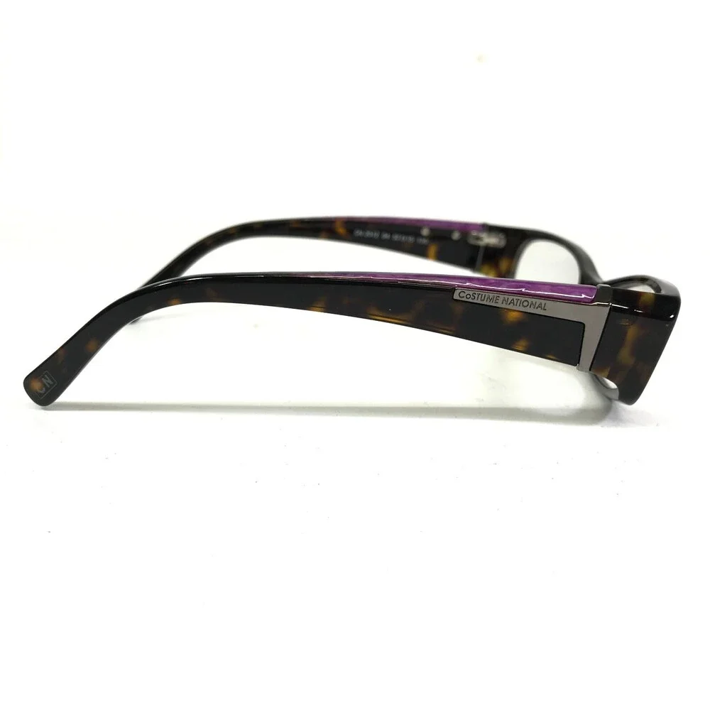 Costume National Eyeglasses Frames CN 2012 04 Purple Tortoise Full Rim 52-15-130